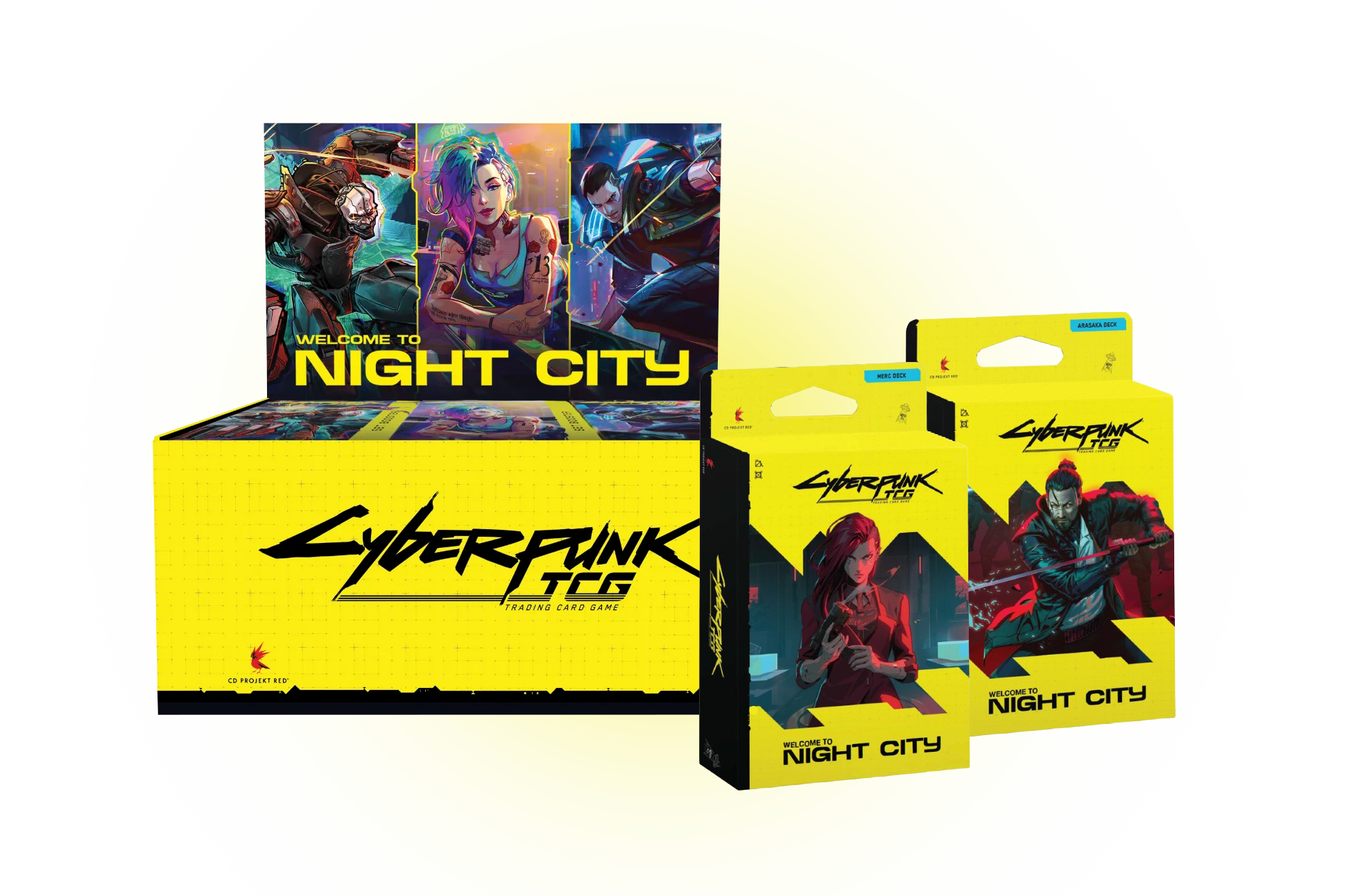 Cyberpunk TCG retail pre-order products